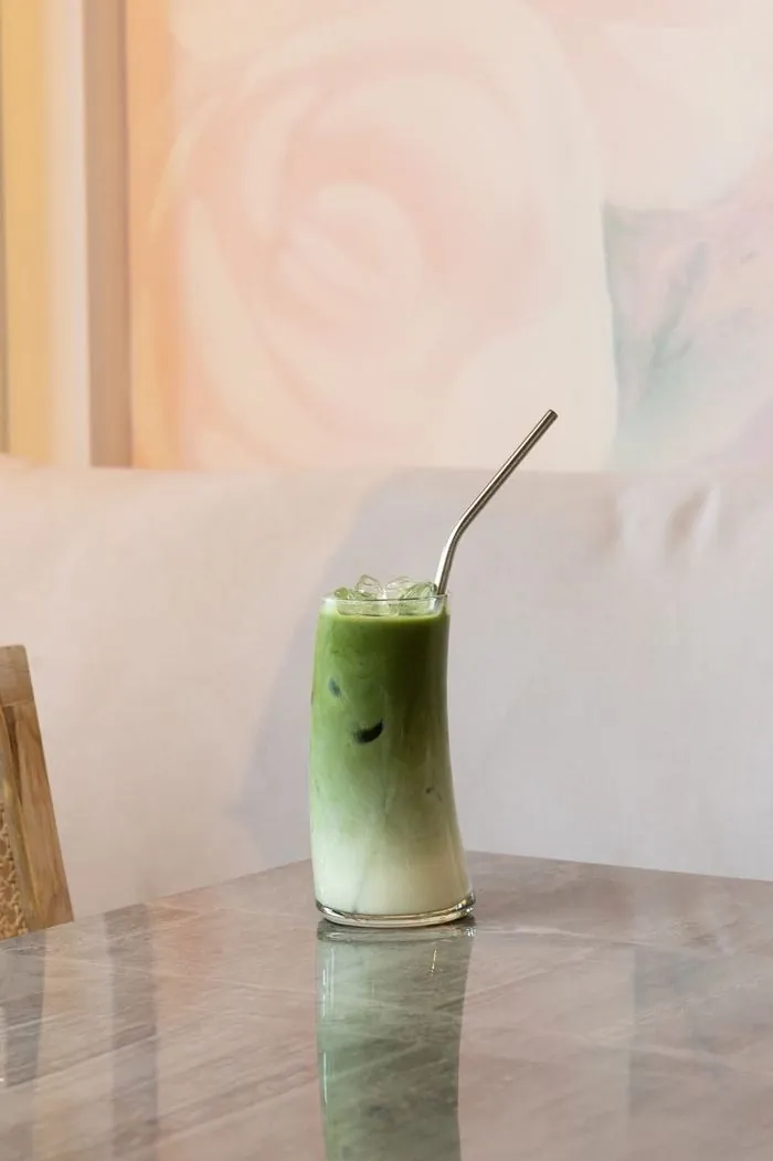 Matcha latte helado